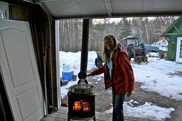 wood stove