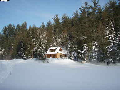 cabin winter